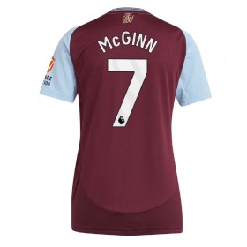 Dámské fotbalový oblečení Aston Villa John McGinn #7 Domácí košile 2024-25 Krátkým Rukávem